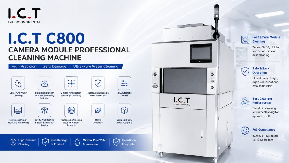 Camera Module Cleaning Machine I.C.T-C800 Stroj za čišćenje modula kamere ICT-C800