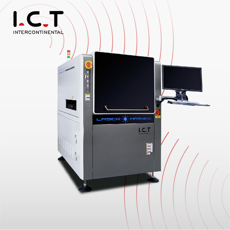 ICT-510 |Stroj za 3D laserski ispis naljepnica Stroj za lasersko označavanje zelene boje