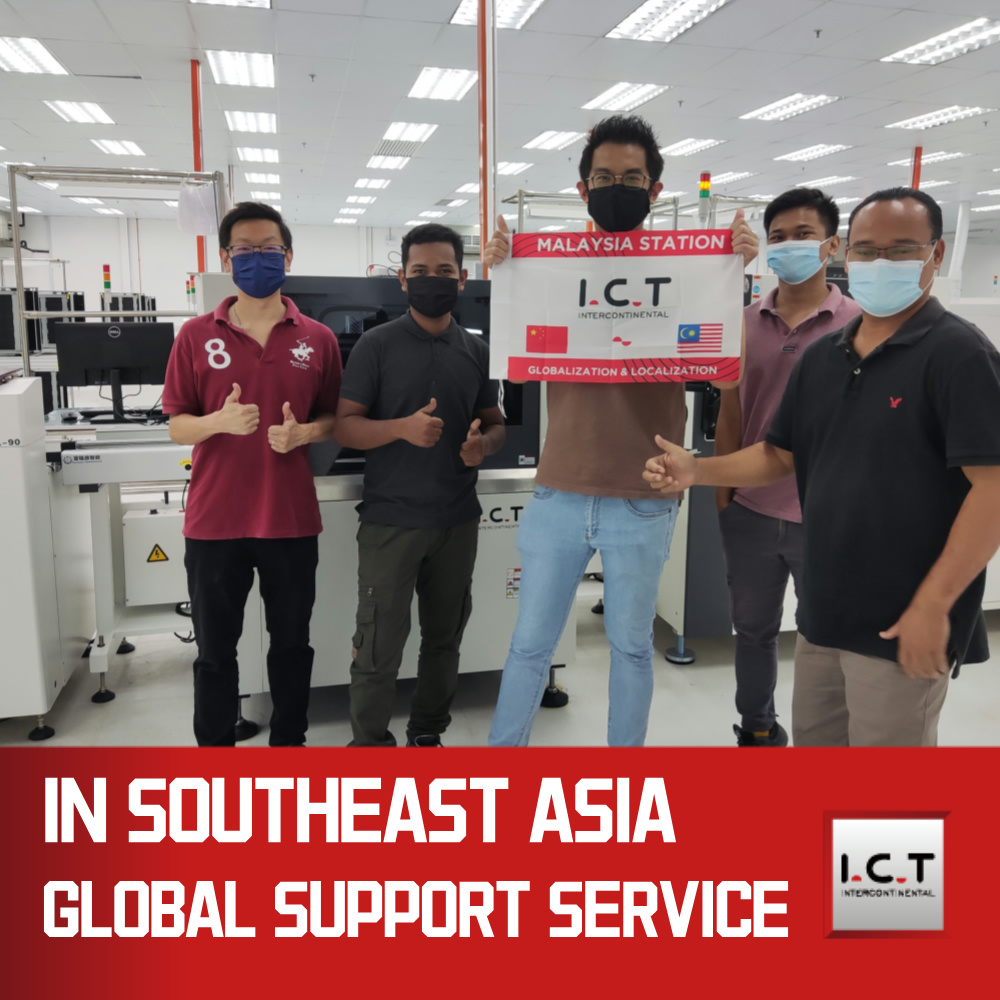 ICT-4034 visokokvalitetni kompletni SMT stroj za ispis PCB