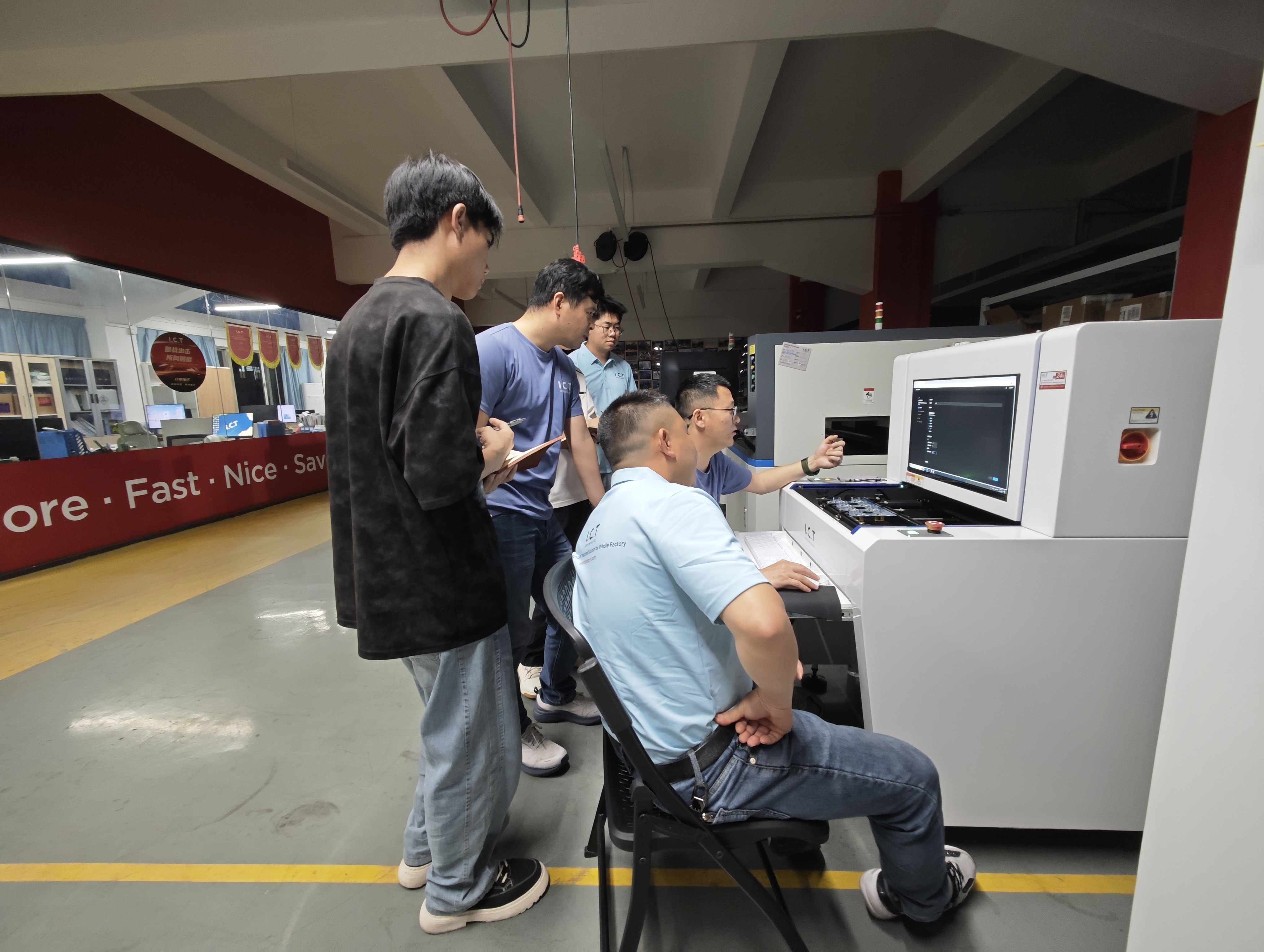 Offline AOI obuka na ICT-V8 sustavu