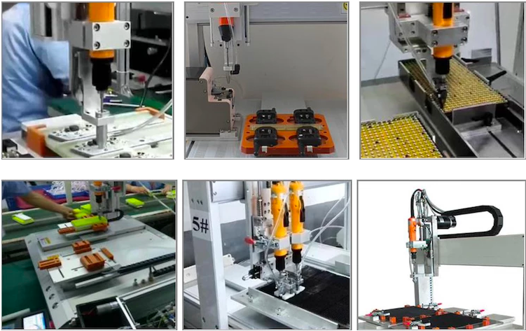 Robot s automatskim zaključavanjem i pričvršćivanjem vijaka