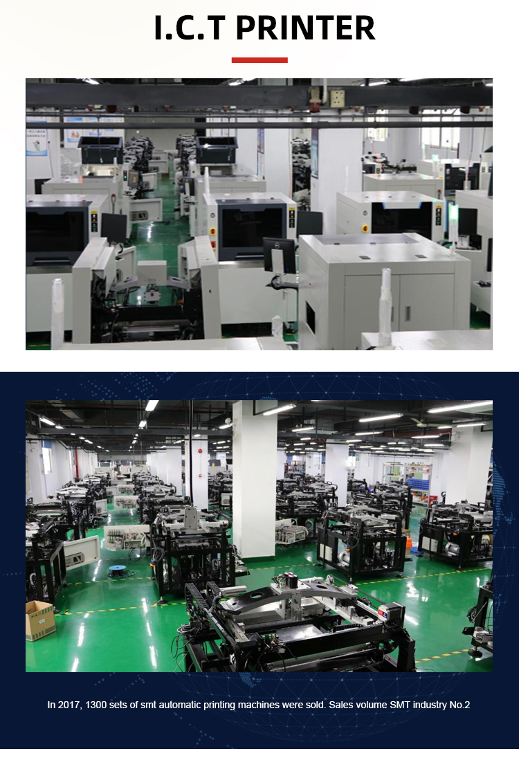 ICT-5134 |Mrežni automatski pisač paste za lemljenje Potpuno automatski SMT stroj za LED 