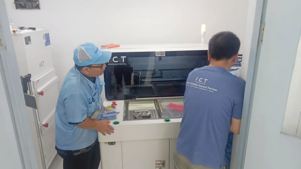 ICT tehnička podrška za PCBA Router stroj za EMS u Indoneziji.
