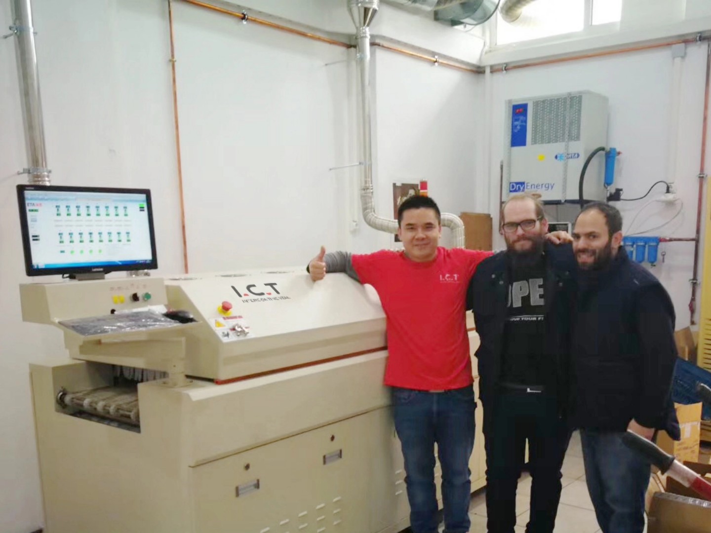 potpuna automatska smt ai proizvodna linija PCB