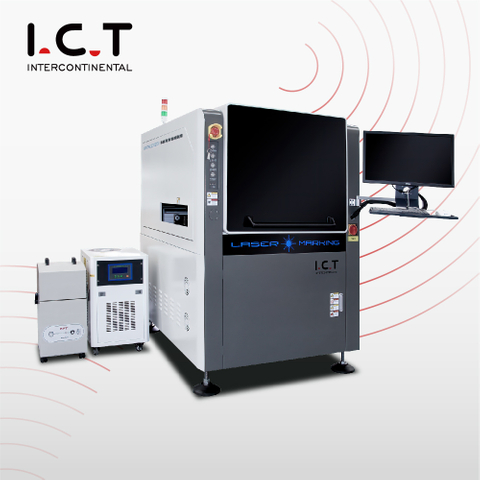 ICT |Split fiber laser mark stroj Toplus od 30w ili 40w Za kožu