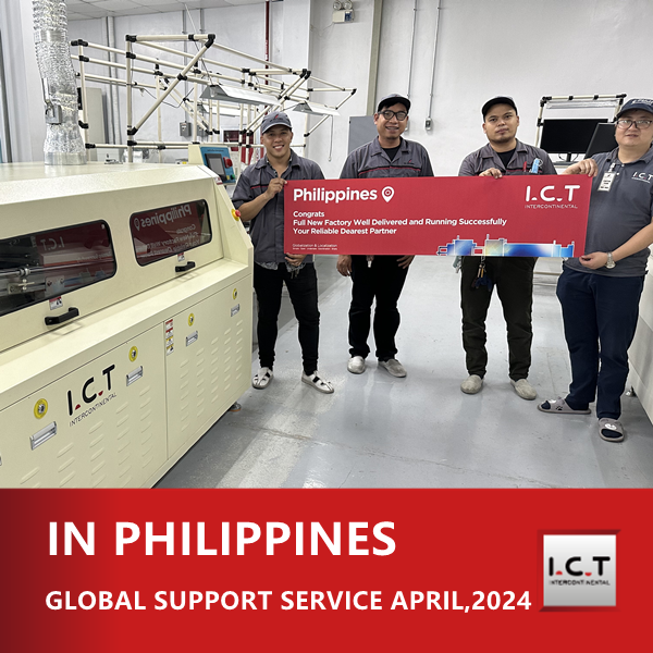 ICT Globalna tehnička podrška za stroj za valovito lemljenje na Filipinima