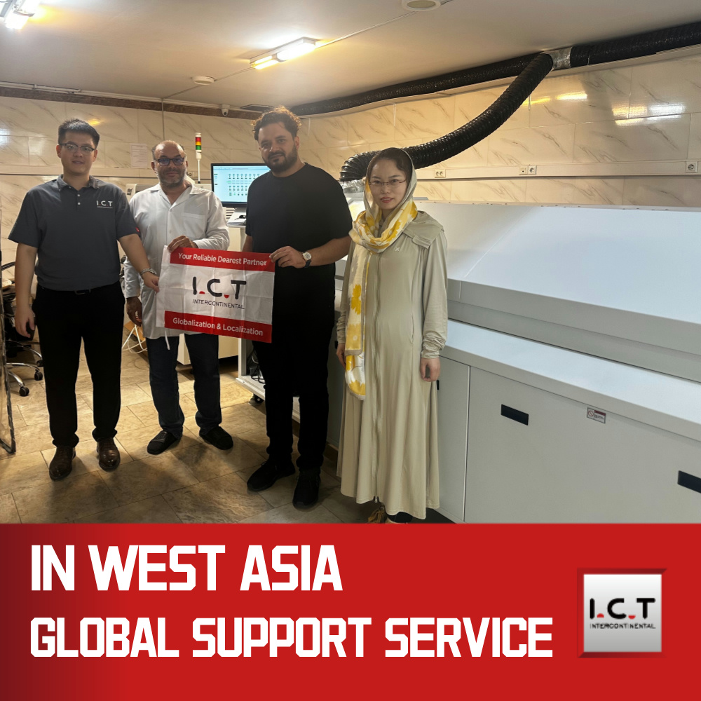 ICT | 9 zona SMT infracrvena reflow pećnica SMT stroj za sastavljanje Cijena