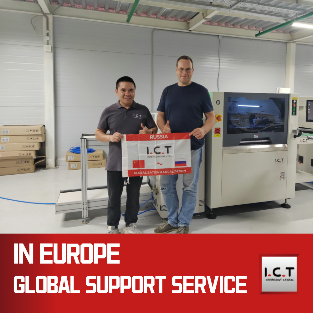 Potpuno automatski SMT PCB Screen Stencil Printer Machine Automatski model ICT-5151 