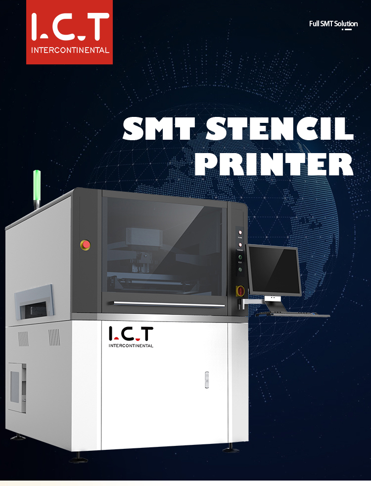 ICT-5134 |Mrežni automatski pisač paste za lemljenje Potpuno automatski SMT stroj za LED 