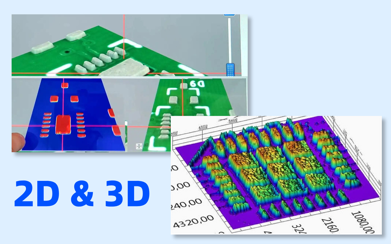 3. Usporedba 2D SPI i 3D SPI tehnologije