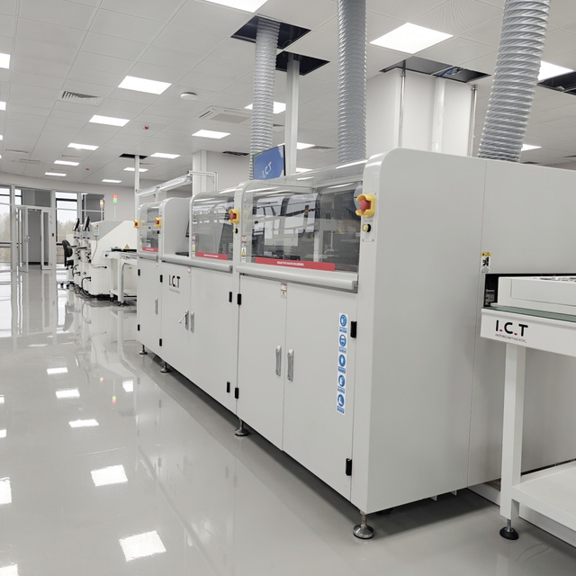 ICT-SS550 | Potpuno automatski mrežni stroj za lemljenje sa selektivnim valovima 