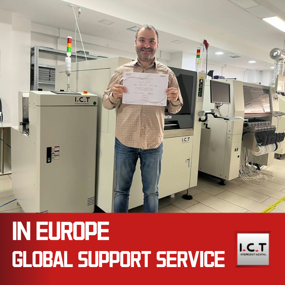 ICT | 1200 mm LED PCB potpuno automatski stroj za lemljenje s pastom