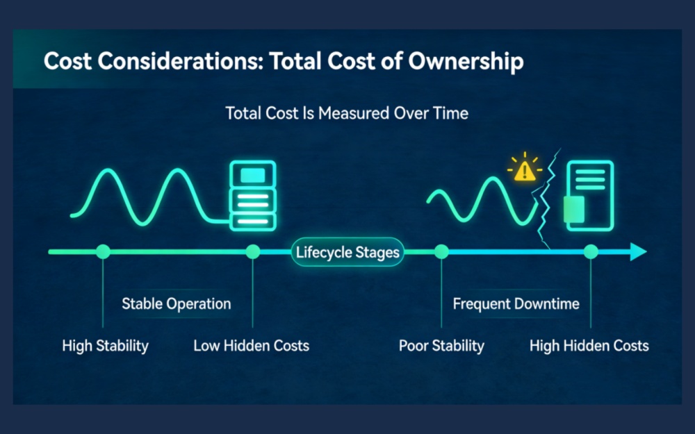 Ukupni trošak se mjeri tijekom vremena