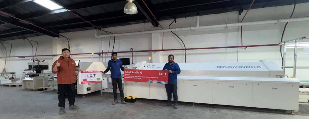 Polu-auto-SMT LED proizvodna linija