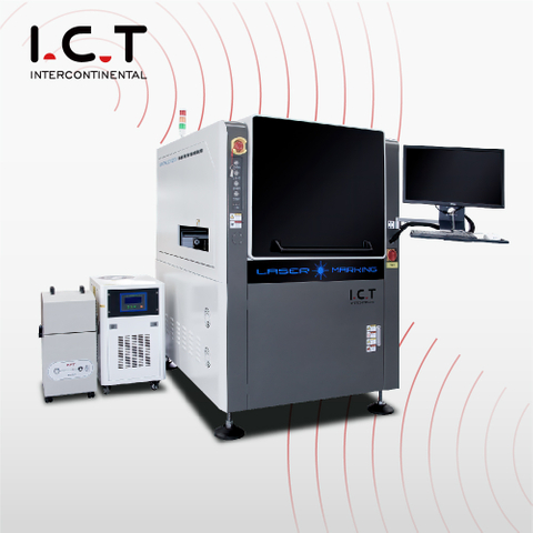 ​ICT-400 |Fiber Co2 UV laserski stroj za označavanje