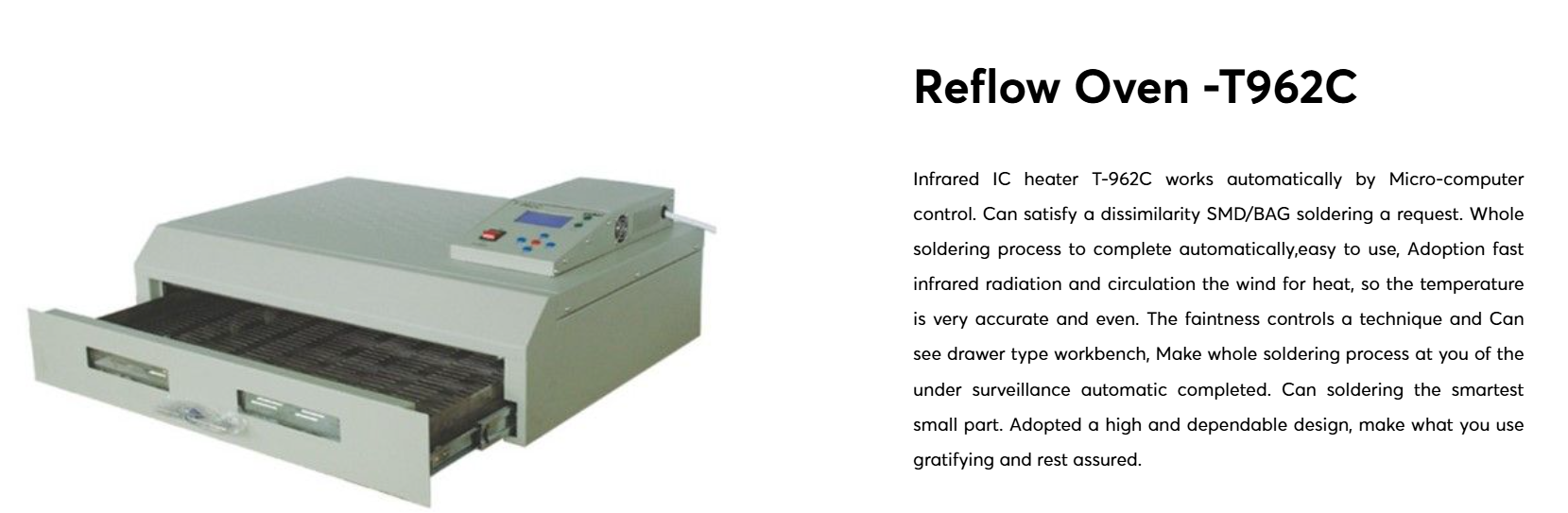Reflow pećnica -t962c