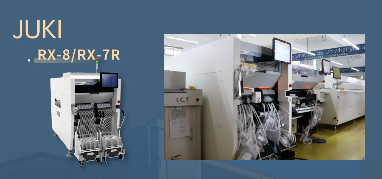 JUKI Pick and place stroj RX-8 RX-7R
