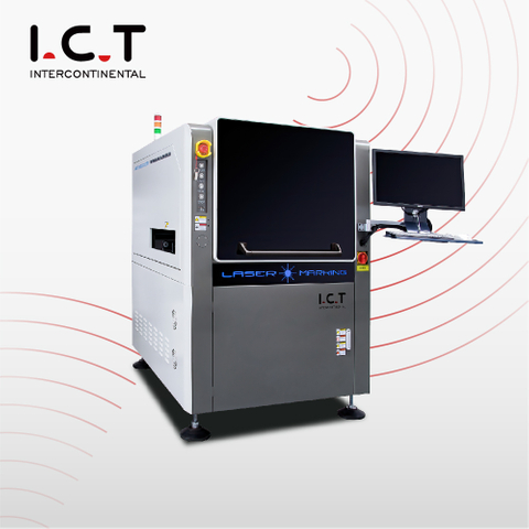 ​ICT-400 |Fiber Co2 UV laserski stroj za označavanje