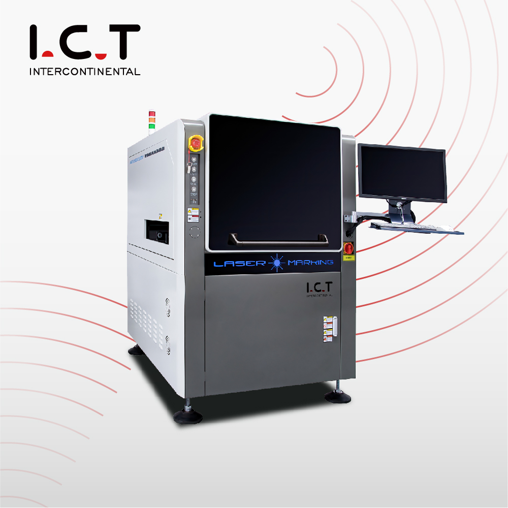 ​ICT-400 |Fiber Co2 UV laserski stroj za označavanje