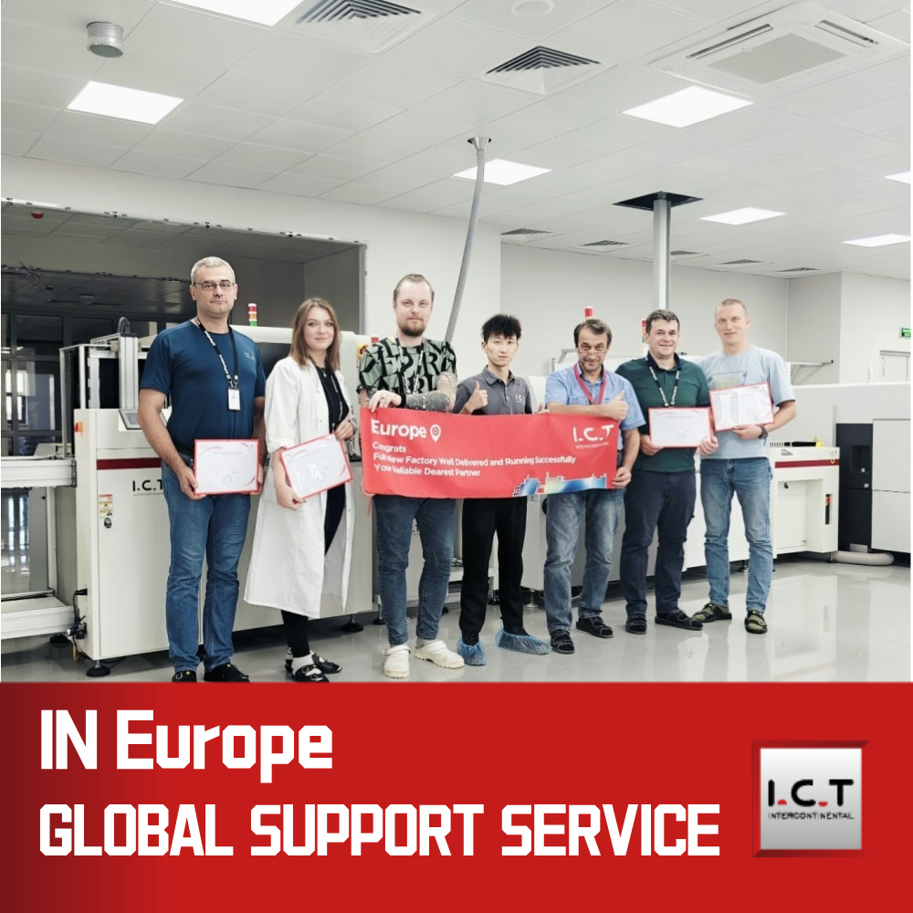 ICT-5151 | PCB SMT stroj za lemljenje, sitopisač, potpuno automatski za LED