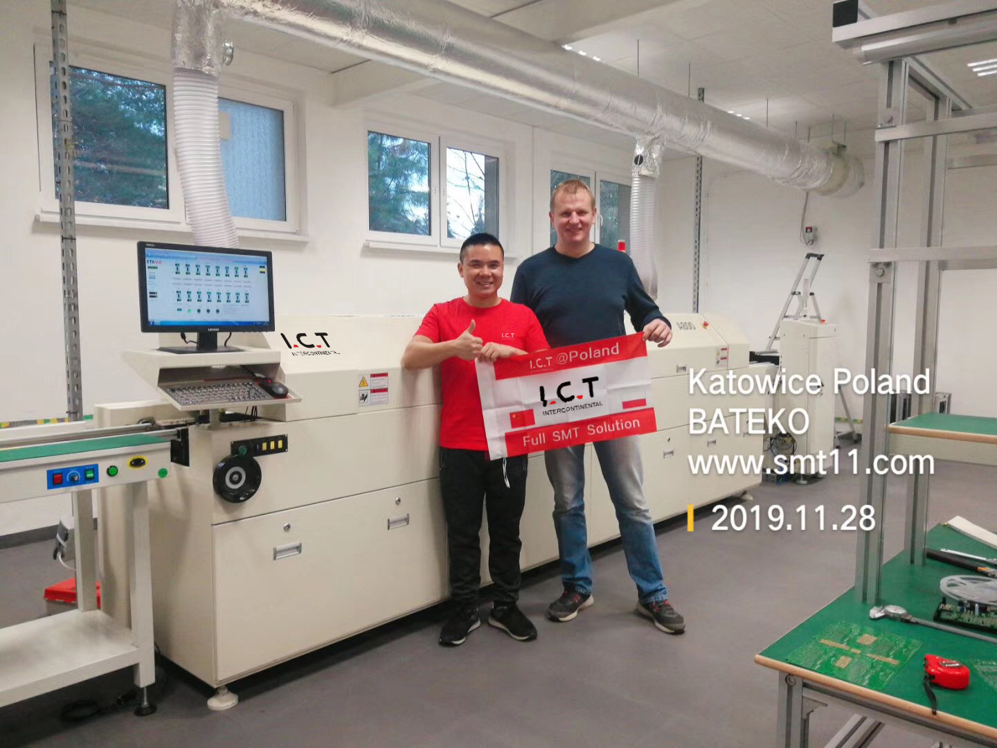 PCB istovarivač, smt reflow, PCB reflow peć