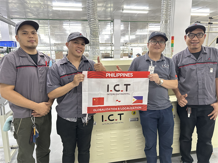 ICT Globalna tehnička podrška za stroj za valovito lemljenje na Filipinima 01