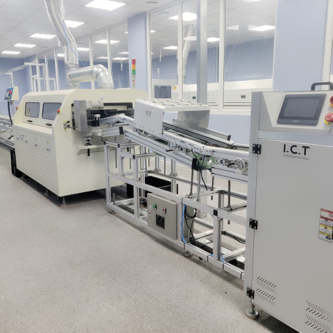 ICT | Stroj za valovito lemljenje s fluksom za velike PCB dijelove 