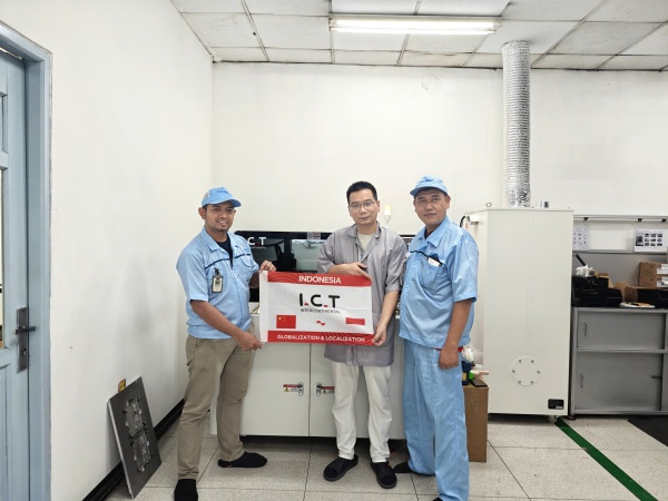 ICT Globalna podrška EMS -u s depaneling strojem u Indoneziji