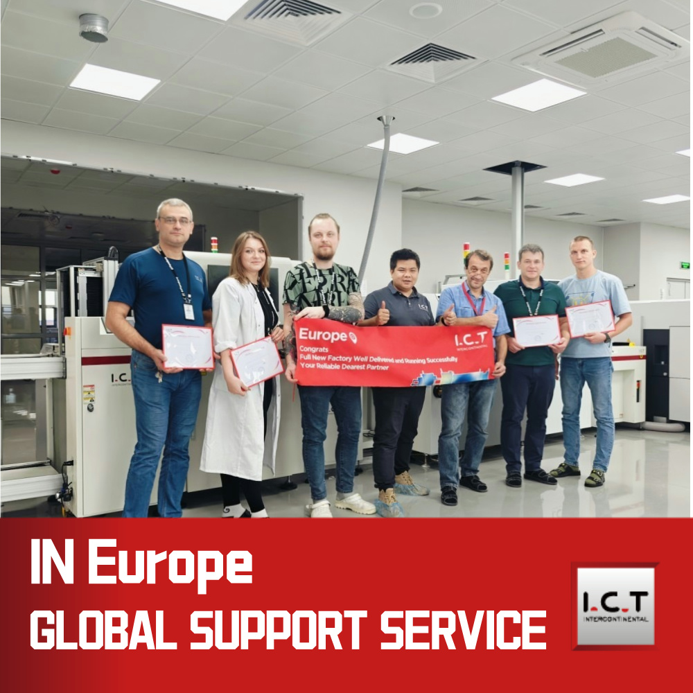 ICT-6561 | Potpuno automatski PCB pisač SMT stroj za ispis lemljene paste