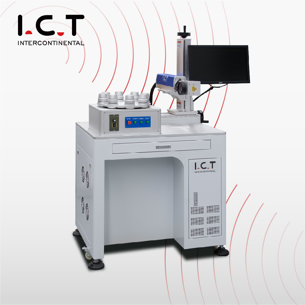 ​ICT-400 |Fiber Co2 UV laserski stroj za označavanje