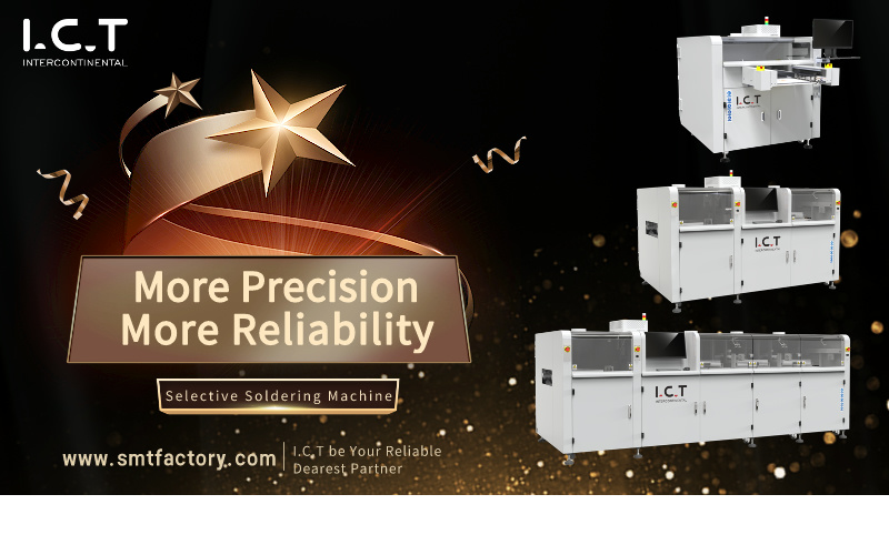 ICT-On-line stroj za lemljenje sa selektivnim valovima glavni 4-2