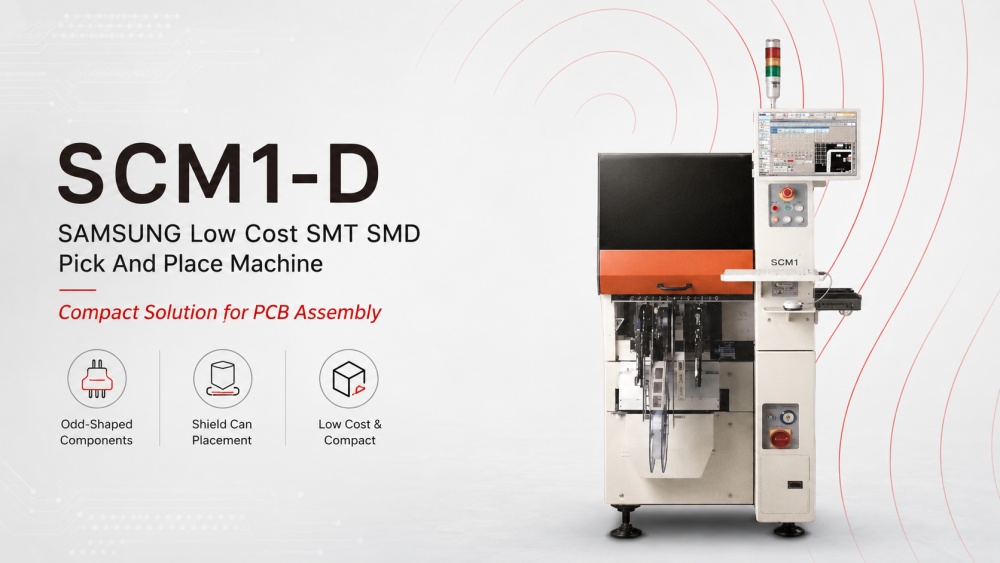 SCM1-D SAMSUNG jeftin SMT SMD stroj za odabir i postavljanje