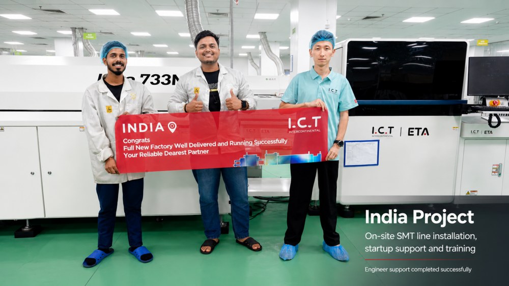 ICT inženjer dovršava instalaciju SMT linije i podršku za obuku u Indiji.jpg